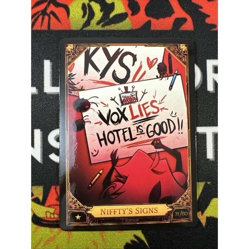 Hazbin Hotel Season 2 1st Edition Niffty's Sign 31/60 Non-Foil NM TCG